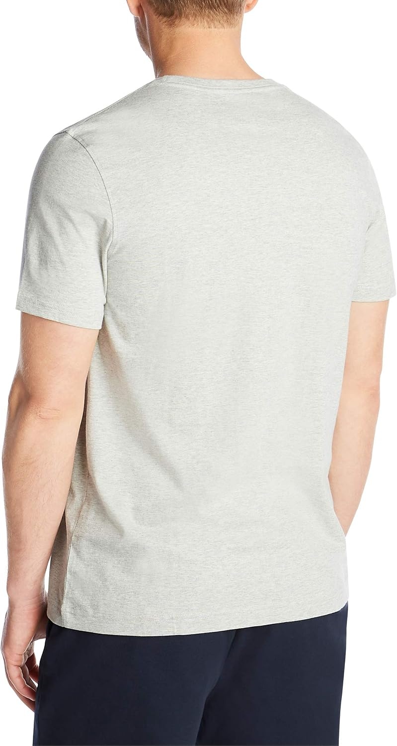 image:imageNautica Mens Short Sleeve Solid Crew Neck TShirt ShirtGrey Heather
