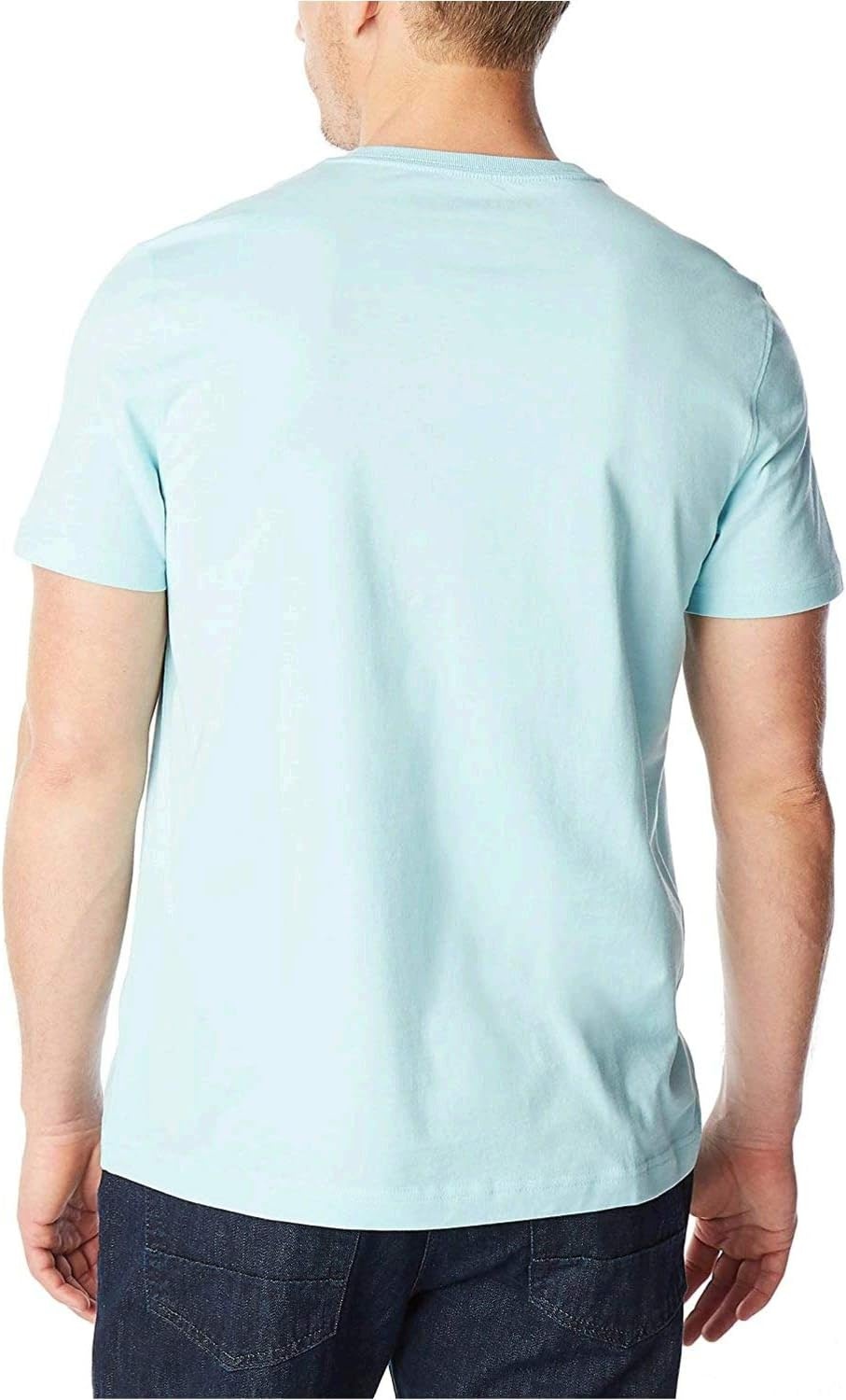 image:imageNautica Mens Short Sleeve Solid Crew Neck TShirt ShirtHarbor Mist