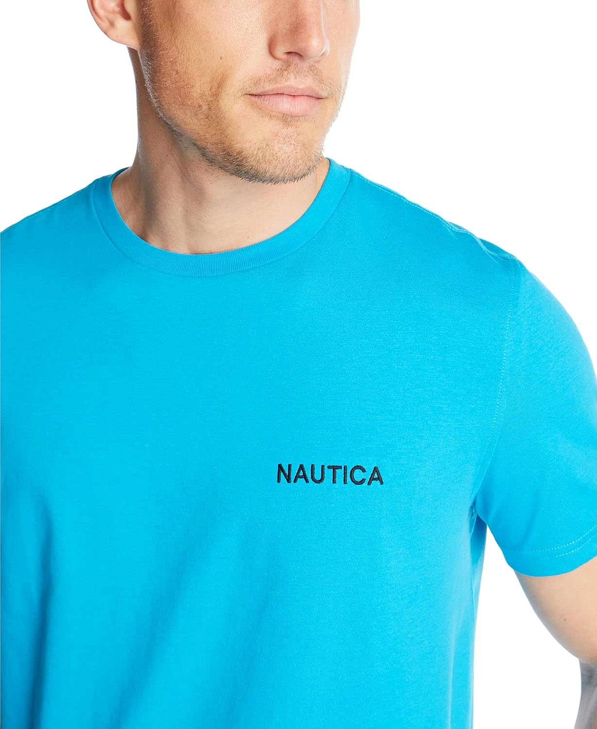 image:imageNautica Mens Short Sleeve Solid Crew Neck TShirt ShirtHawaiian Ocean