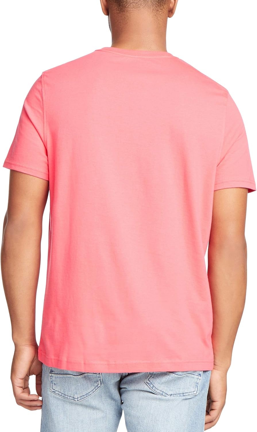 image:imageNautica Mens Short Sleeve Solid Crew Neck TShirt ShirtMelon Berry