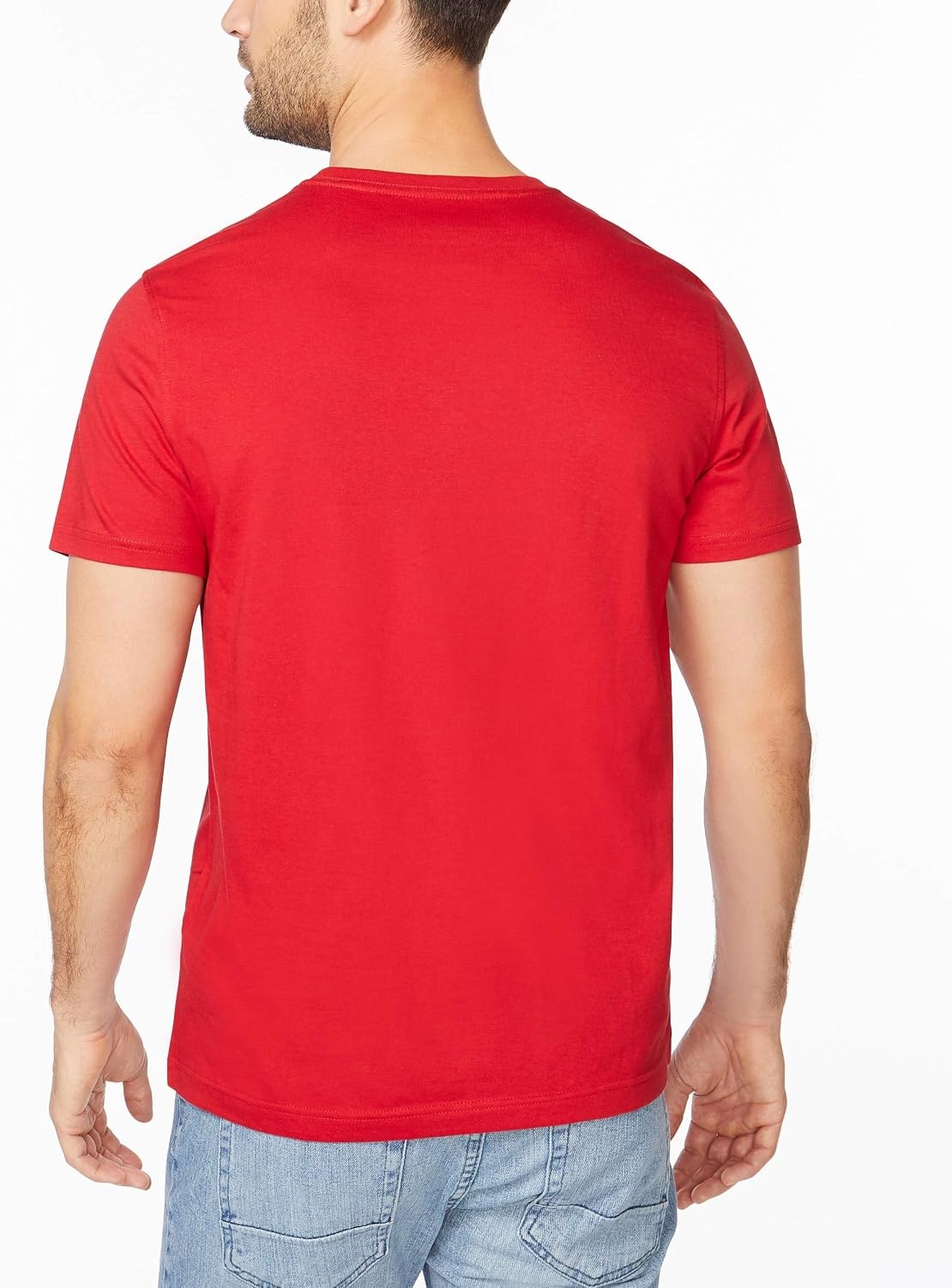 image:imageNautica Mens Short Sleeve Solid Crew Neck TShirt ShirtNautica Red Solid