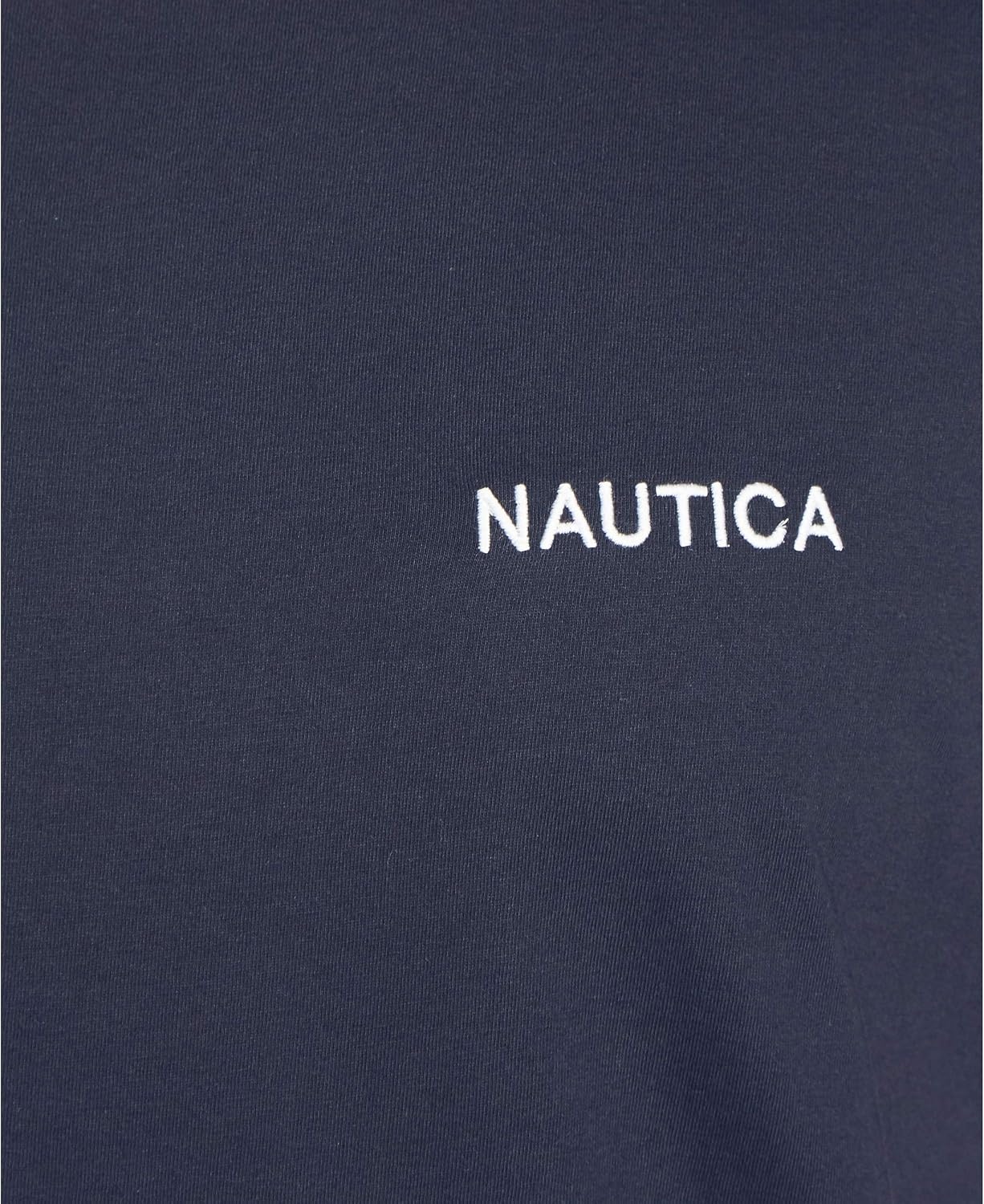 image:imageNautica Mens Short Sleeve Solid Crew Neck TShirt ShirtNavy Solid
