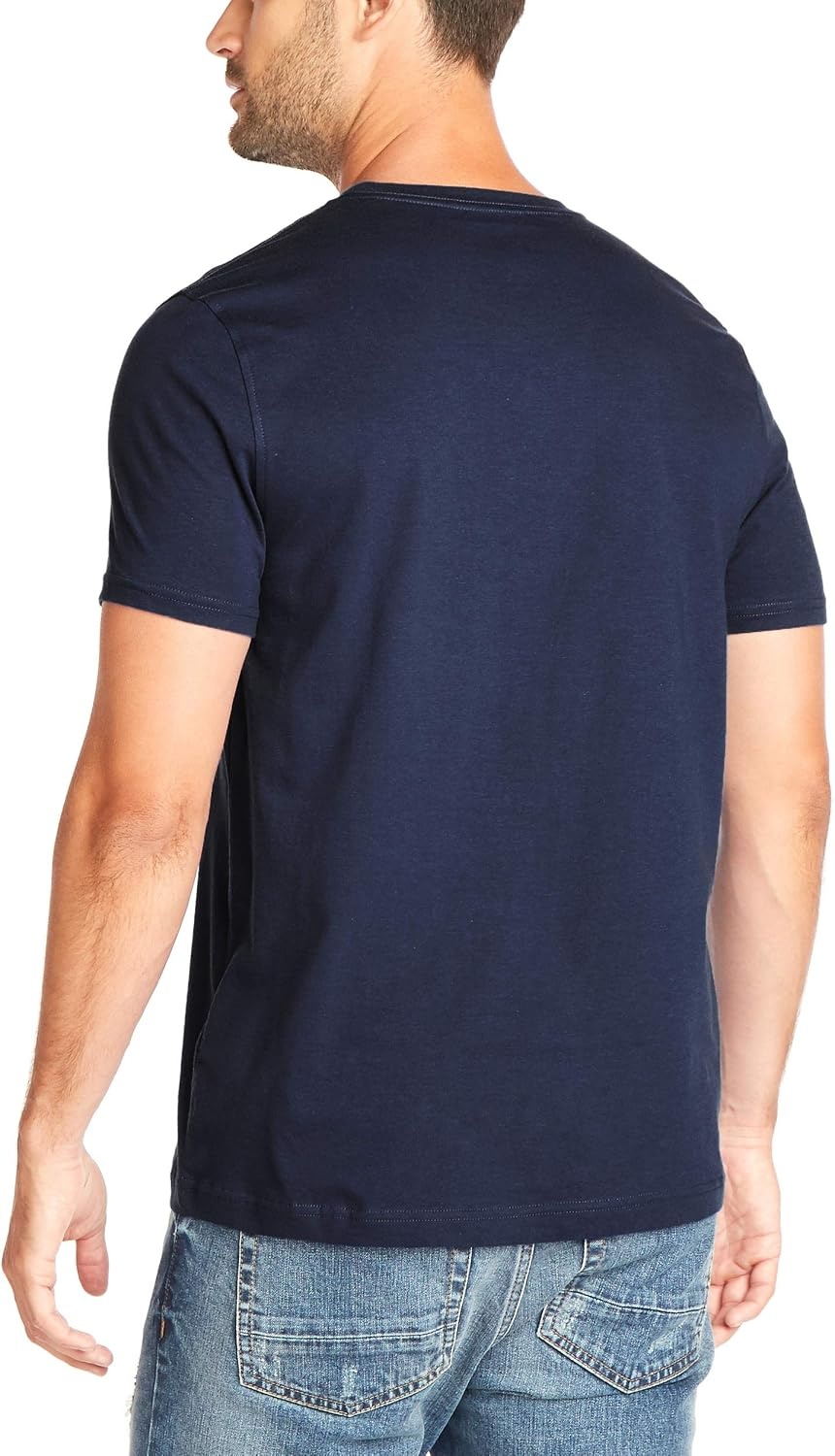 image:imageNautica Mens Short Sleeve Solid Crew Neck TShirt ShirtNavy Solid