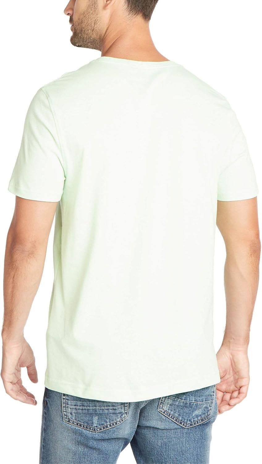 image:imageNautica Mens Short Sleeve Solid Crew Neck TShirt ShirtPatina Green Solid