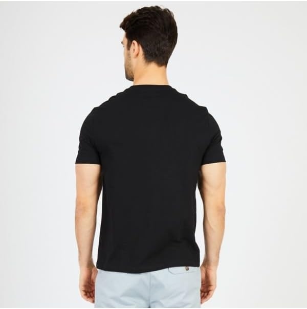 image:imageNautica Mens Short Sleeve Solid Crew Neck TShirt ShirtTrue Black
