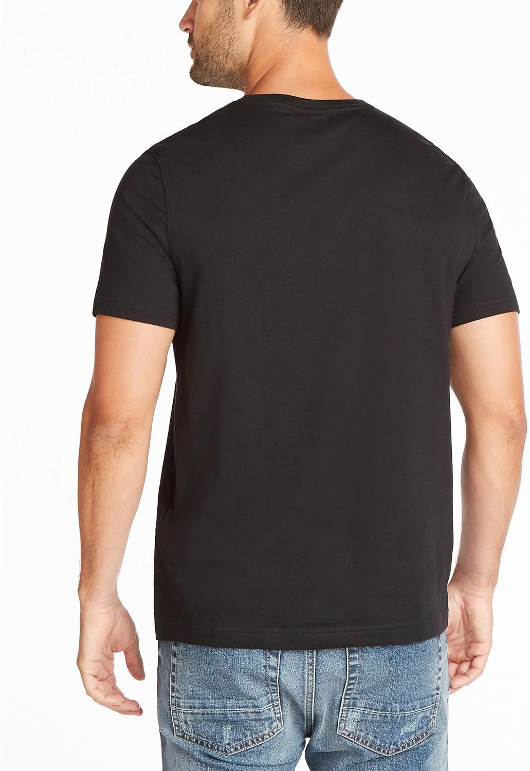 image:imageNautica Mens Short Sleeve Solid Crew Neck TShirt ShirtTrue Black Solid