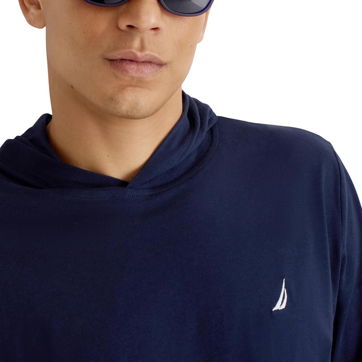 image:imageNautica Mens LongSleeve Elevated Deck Crewneck TShirtNavy Seas