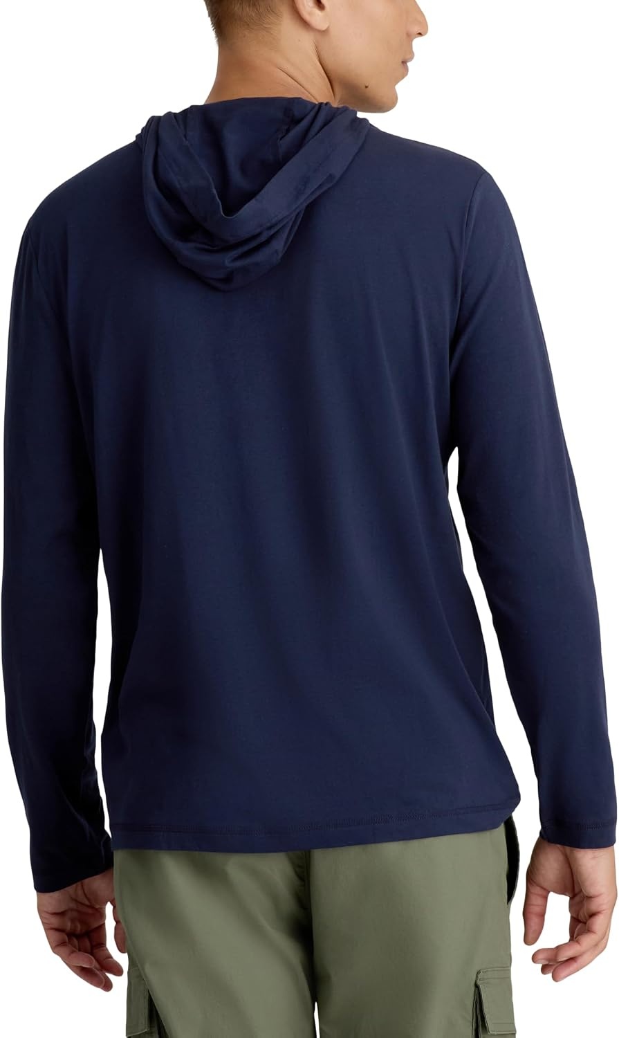 image:imageNautica Mens LongSleeve Elevated Deck Crewneck TShirtNavy Seas