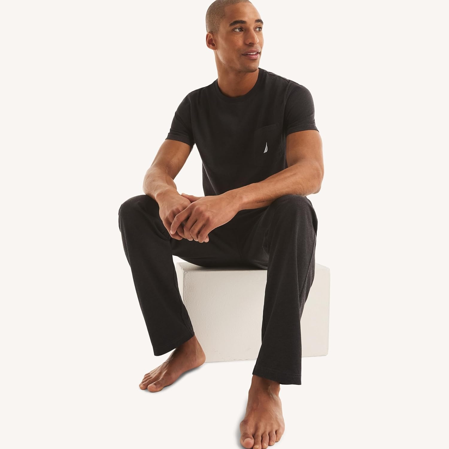 image:imageNautica Mens Short Sleeve Crew Neck TeeTrue Black