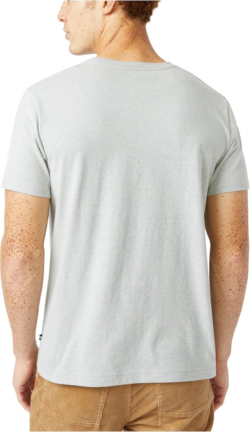 image:imageNautica Mens Sustainably Crafted Logo Signal Flag Graphic TShirtGrey Heather