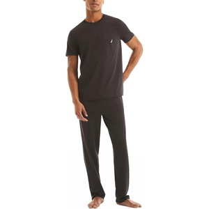Nautica Mens Short Sleeve Crew Neck Tee(Navy)